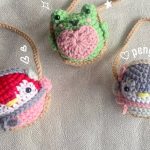 Crochet Hanging Frog and Penguin Accessory For Your Car