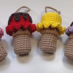 Crochet Ice Cream Chapstick Holder