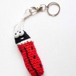 Crochet Ladybug Lip Balm Holder