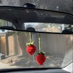 Crochet Mini Strawberries Charm