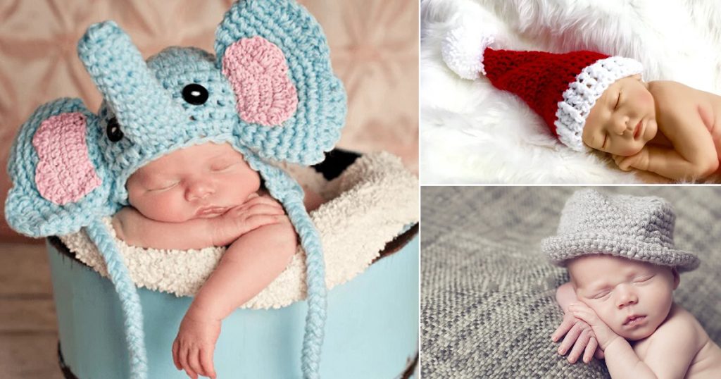 14 Crochet Newborn Hat Free Patterns Crocht