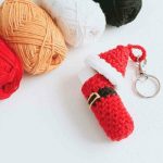 Crochet Santa Lip Balm Holder