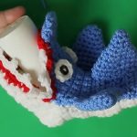 Crochet Shark Slippers for 1 – 3 Yrs Old 2