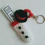 Crochet Snowman Lip Balm Holder