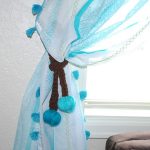 Curtain Holdbacks With Yarn Balls