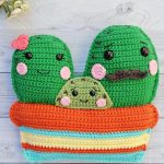 Cute Crochet Kawaii Succulent