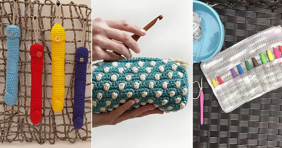 15 Crochet Hook Organizer Case Free Patterns - Crocht