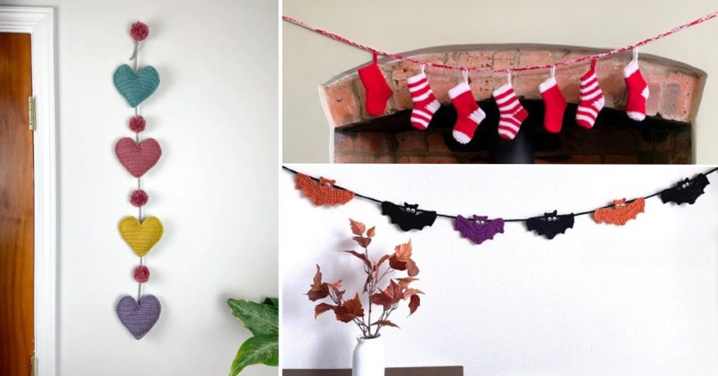 15 Crochet Garland Patterns for Every Season Crocht