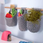 Hanging Baskets on Dowel Pattern