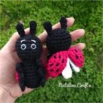 Krychain Sized lady bug Amigurui