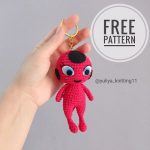 Ladybug Amigurumi Keychain