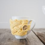 Woven Cables Mug Cozy Crochet Pattern