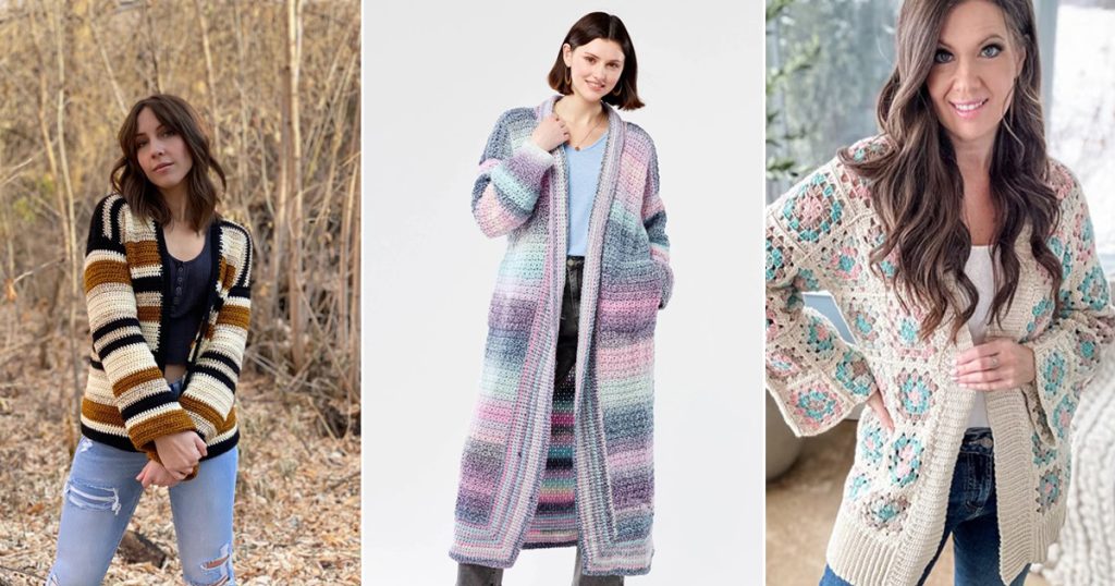 14 Free Crochet Cardigan Patterns Crocht