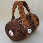 Cute Bear Mini Duffel Bag