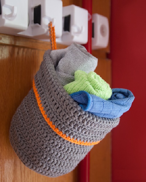 Crochet Hanging Basket Pattern
