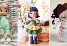 These Crochet Doll Free Patterns are sure to bring a smile on anyone's face. So, make a big stock of these for gifting or selling purposes!