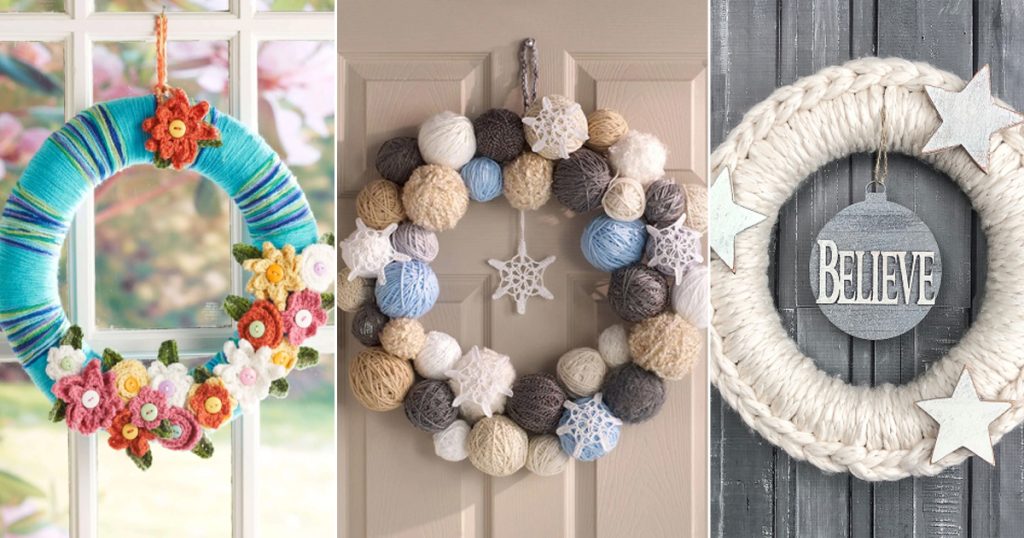 10 New Year Wreath Free Crochet Patterns Crocht