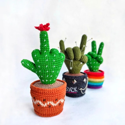 Unique Cactus Free Crochet Patterns 4