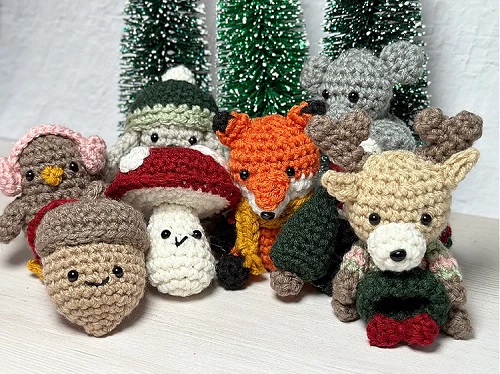 woodland-christmas-mini-amigurumi