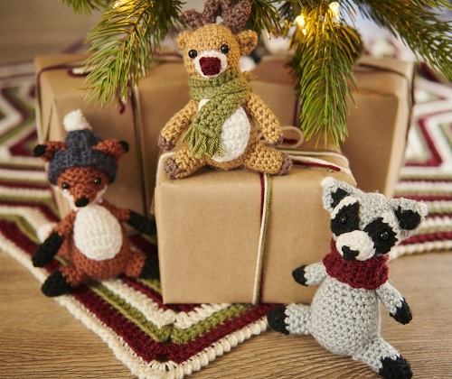 woodland-winter-ornaments-crochet-pattern