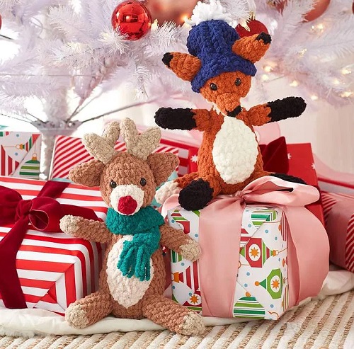 woodland-winter-buddies-crochet-pattern