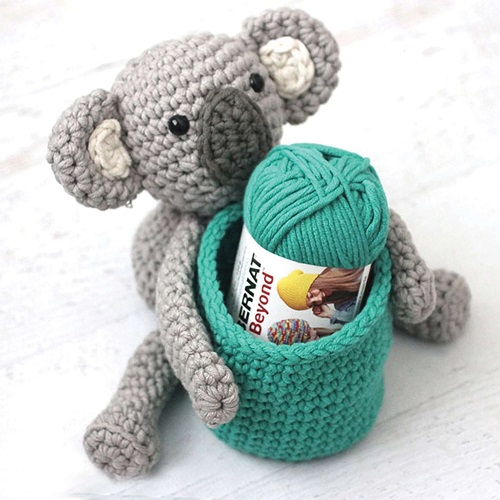 Koala Crochet Basket