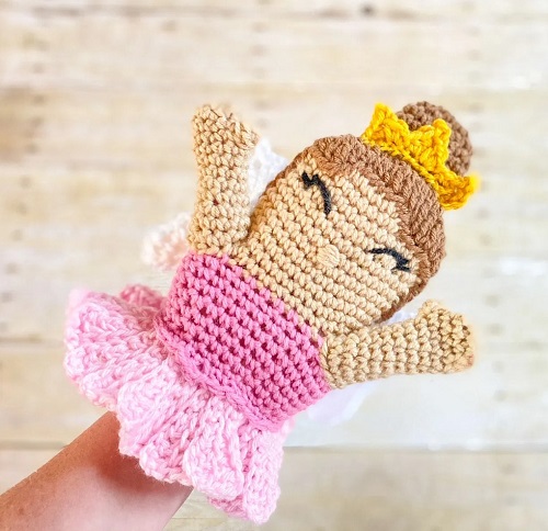Sugar Plum Fairy Hand Puppet crochet pattern
