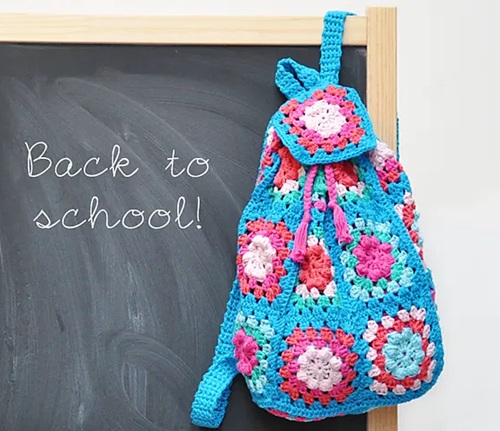 New Crochet School Bag Free Patterns 1
