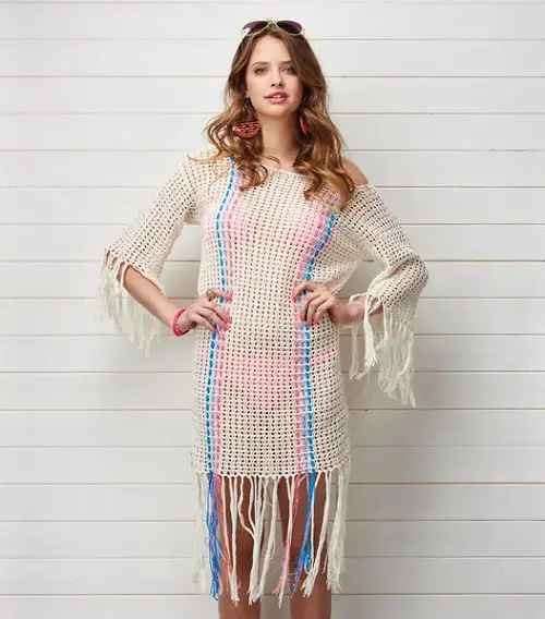 free beach dress crochet pattern