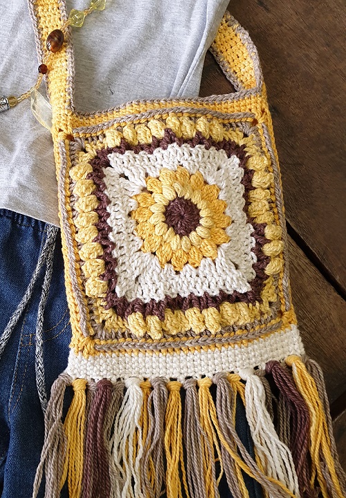 Boho Sunflower Bag