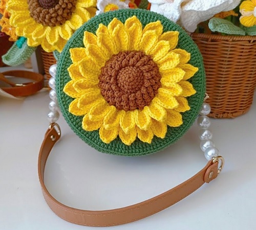 sunflower small purse