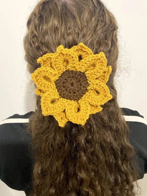 Sunflower Hair Piece