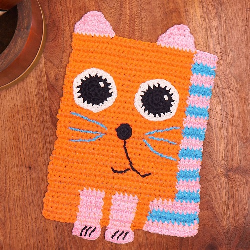 Cute Cat Dishcloth