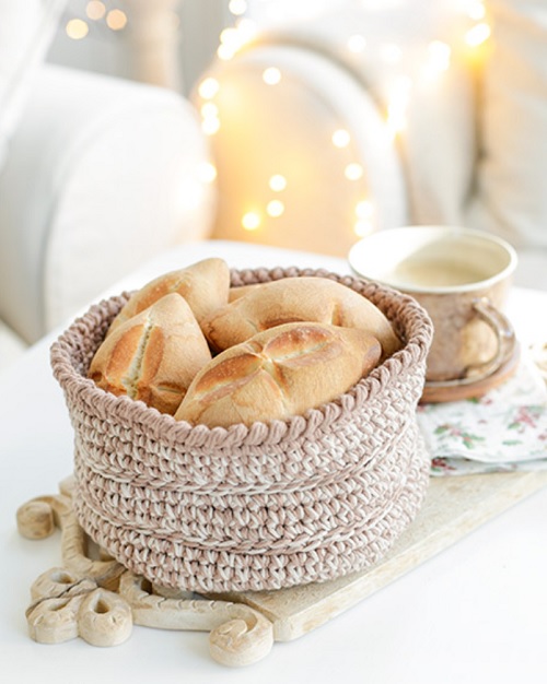 crochet basket