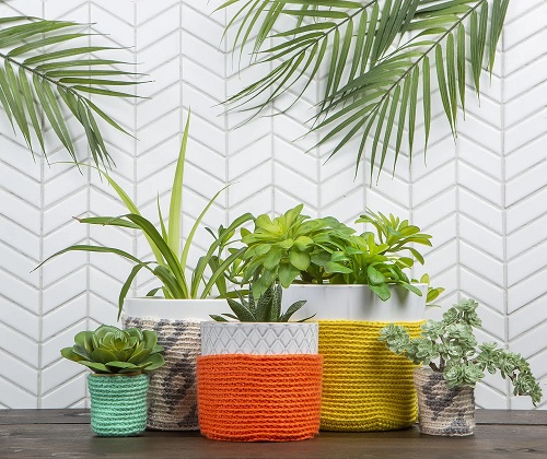 Geo Potted Plant Covers