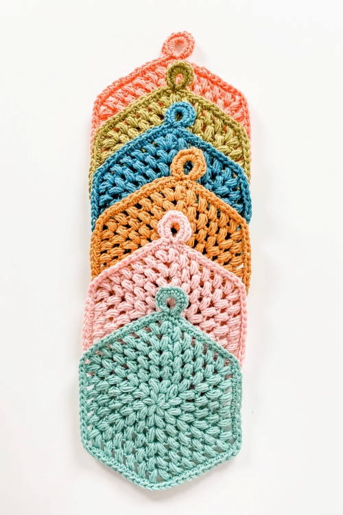 Hexi Puff Coasters