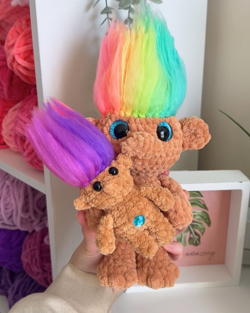 Mini Troll Doll Plush