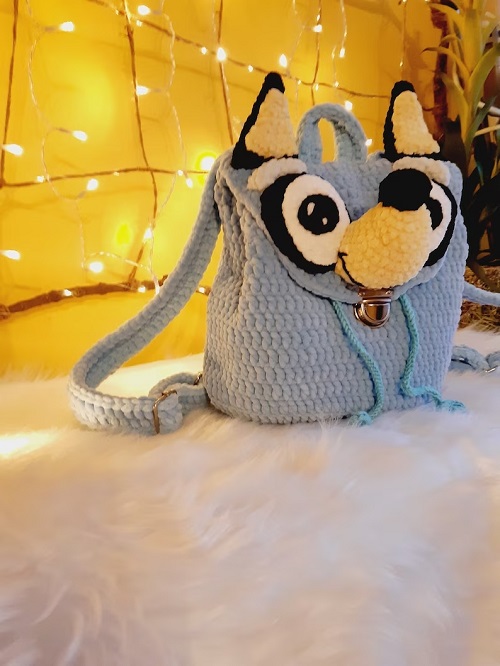 Bluе Dog - Backpack Crochet Pattern