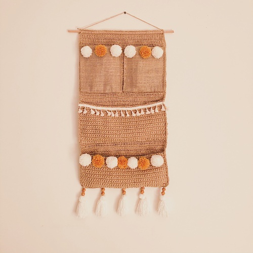 Crochet Wall Organizer