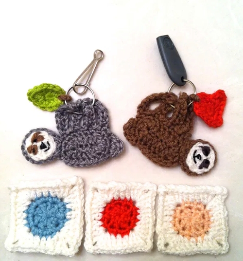 DIY Sloth Keychain