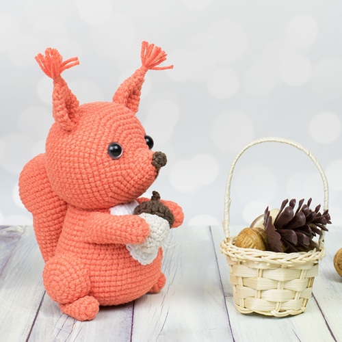 big ear Squirrel Free Crochet Patterns
