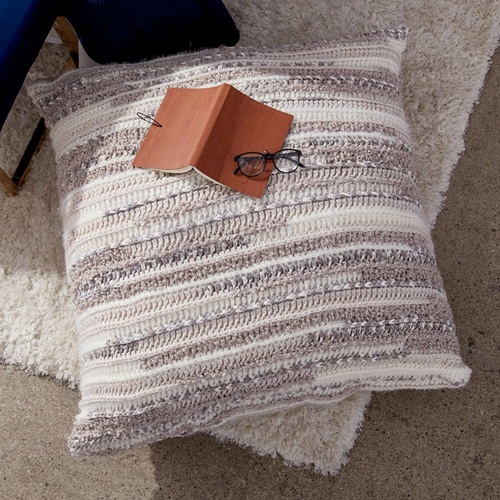Textured Crochet Floor Pillow Pattern
