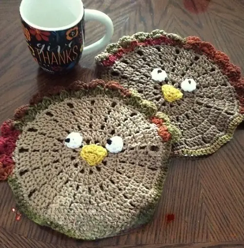 Beautiful Animal Placemats Free Crochet Patterns 1