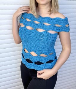13 Crochet Bardot Top Free Patterns - Crocht