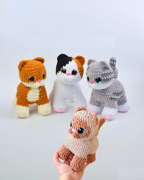 Crochet Low Sew Cat – Free Amigurumi Pattern