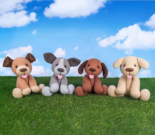 dog and friends