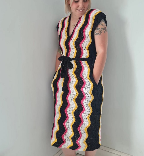 Zig a Zig ah dress crochet pattern