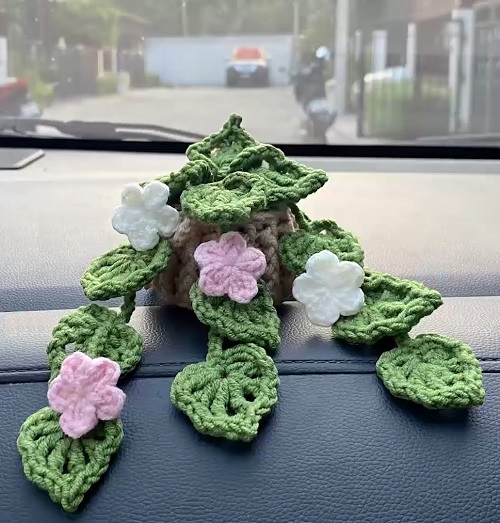 Crochet Hanging Plant