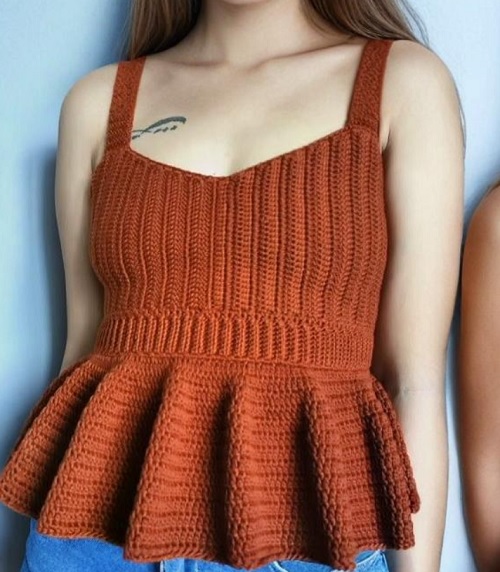crochet Lianna top