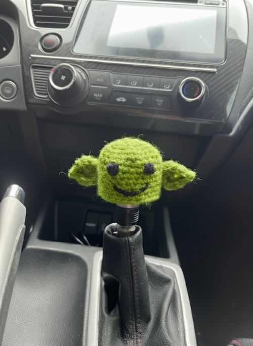 Yoda Shift Knob Cover
